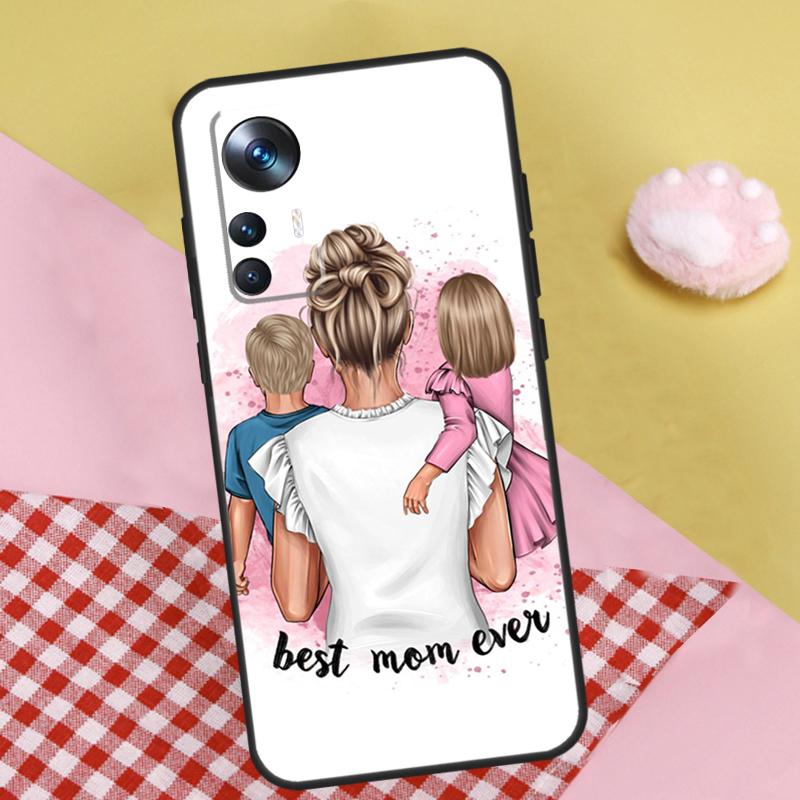 Мама Мама Дочь Девочка Сын Папа Для POCO F5 F3 M5s F4 X4 GT X5 X3 Pro Чехол Для Xiaomi 13 Ultra 11T 12T 13T Pro 12 Lite 12X