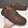 38-48 Men's Plus Size Simple and Fashionable Casual Leather Shoes Outdoor Low Cut Hiking Shoes