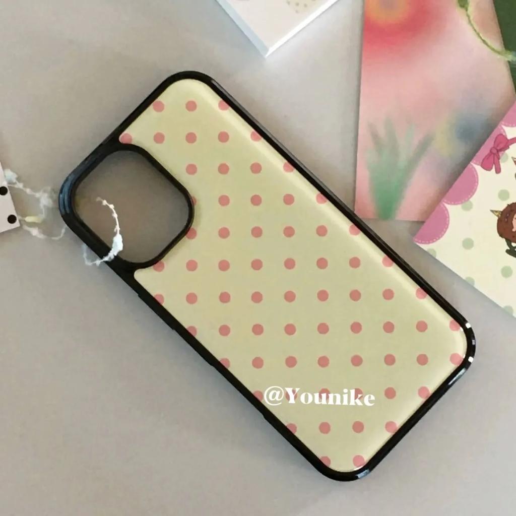 Чехол на весь экран с оранжевыми точками и волнами для iPhone 17 AIR 16 15 14 13 12 11 PRO MAX 15 16 PLUS, Y2K, с покрытием из капельного клея