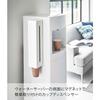 [Yamazaki] Water Server Side Magnet Cup Dispenser White, Approx. W9.5 x D9.4 x H40cm, Tower, Paper Cup Holder, Cup Stand, Easy Attachment,