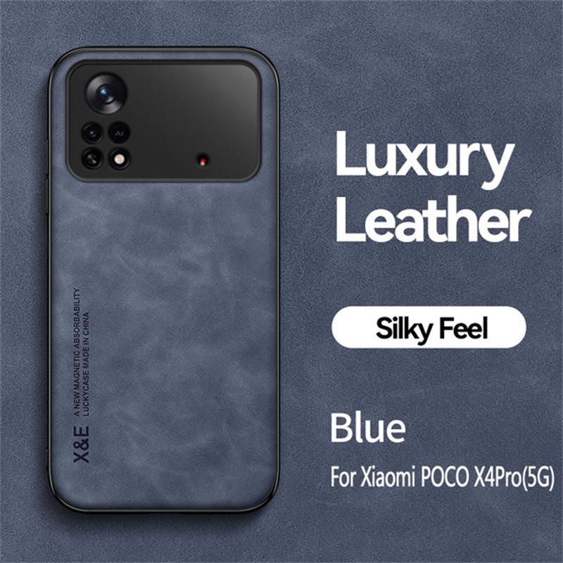 Кожаный магнитный противоударный чехол для телефона Xiaomi Poco M4 Pro 4G для Poco Poko Pocco Little M4Pro M 4 Pro 4Pro M4 Pro Задняя крышка