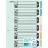 KOKUYO File Index Divider Card A4 6 Mountains 10 Sets Shiki-110N
