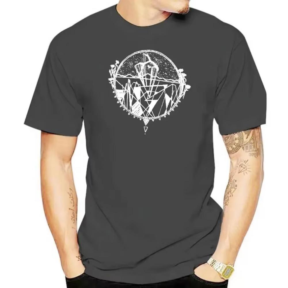 Desert Antler Mens Screen Printed Black Tee Men T Shirt