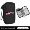 For S5 Data Cable Storage Bag Travel Portable Digital Accessories Organizer Bag Camry Highlander C-HR Hilux Vios Rav4 Prius JH5