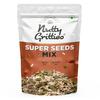 Nutty Gritties Премиум Супер-семена Смесь для тропы 200 г | 6 Супер-семян в 1 смеси – Лен, Чиа, Кунжут, Подсолнечник, Арбуз & Тыква | Высокое содержание белка и клетчатки