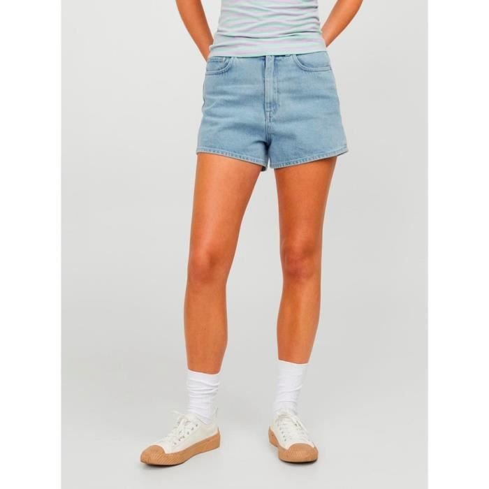 Short femme - Jack & Jones - Azul denim - 99% coton - 1% élasthanne - Confort optimal