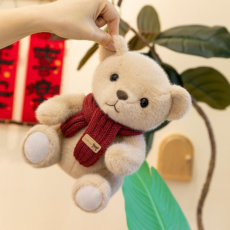 Милый шарф панда плюшевая игрушка детская успокаивающая подушка-медведь, царапающая кукла, автомат для активности, подарок, украшение