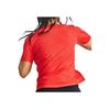 Under Armour Project Rock Knitted Sports Round Neck Comfortable Breathable Short Sleeve T-Shirt Women Tops Red 1360593-608