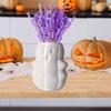 Halloween Ghost Spooky Flower Pot Vase Candy Bowl Plant Holder Weird Design Indoor Outdoor Decoration