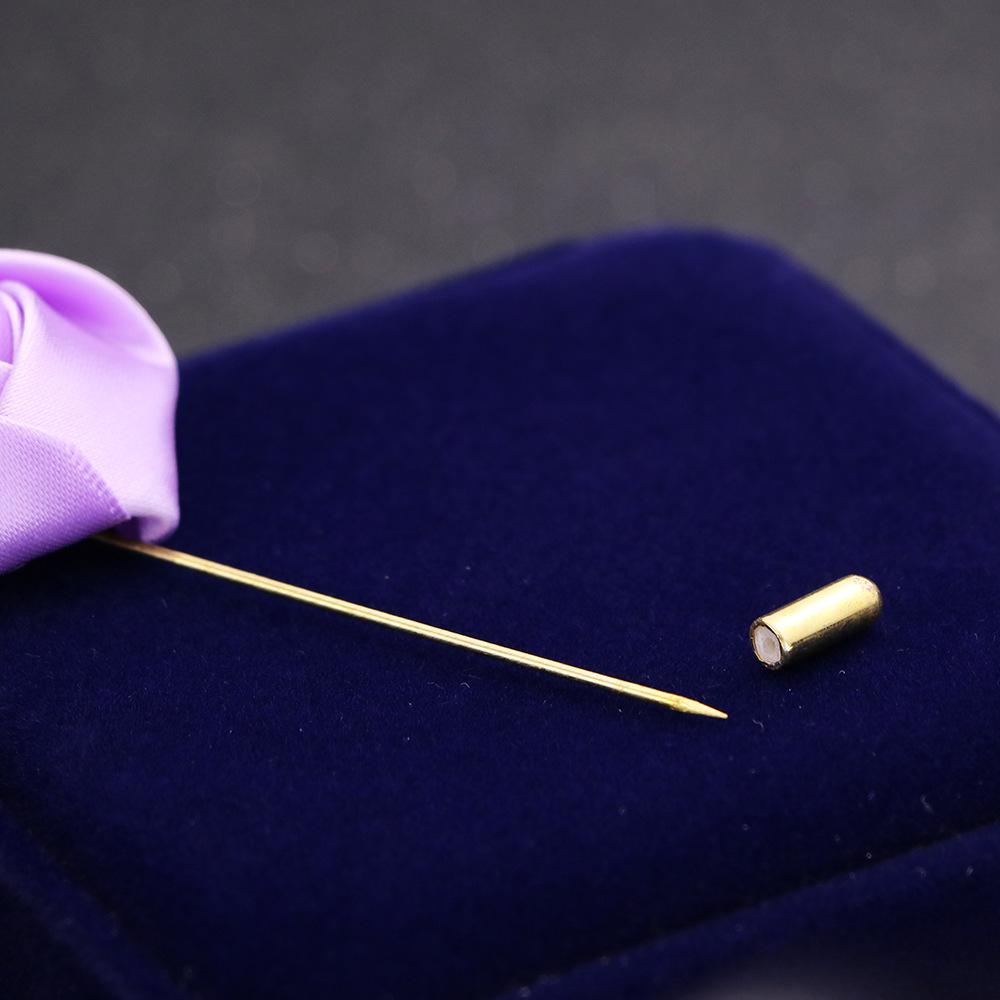 Элегантная брошь-корсаж «Роза» Красный цветок с длинной иглой-застежкой для женщин и мужчин. Универсальный аксессуар на лацкан для пиджака, платья, костюма.