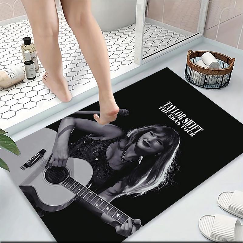 Taylor Swift Live Performance Carpet Rug Soft Washable Antislip Home Living Room Sofa Mats Personalized Christmas Rug