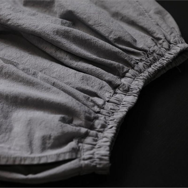 Johnature Женские брюки с широкими штанинами и цветочным принтом в винтажном стиле, эластичные брюки на талии, осенние свободные повседневные брюки