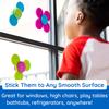 Fat Brain Toys Warley Squiggs Teether with Spinning Suction for Babies 10 Months and 3-Pack (Baby Toy) Cup, Up, FA210-1 (Authentic Product)