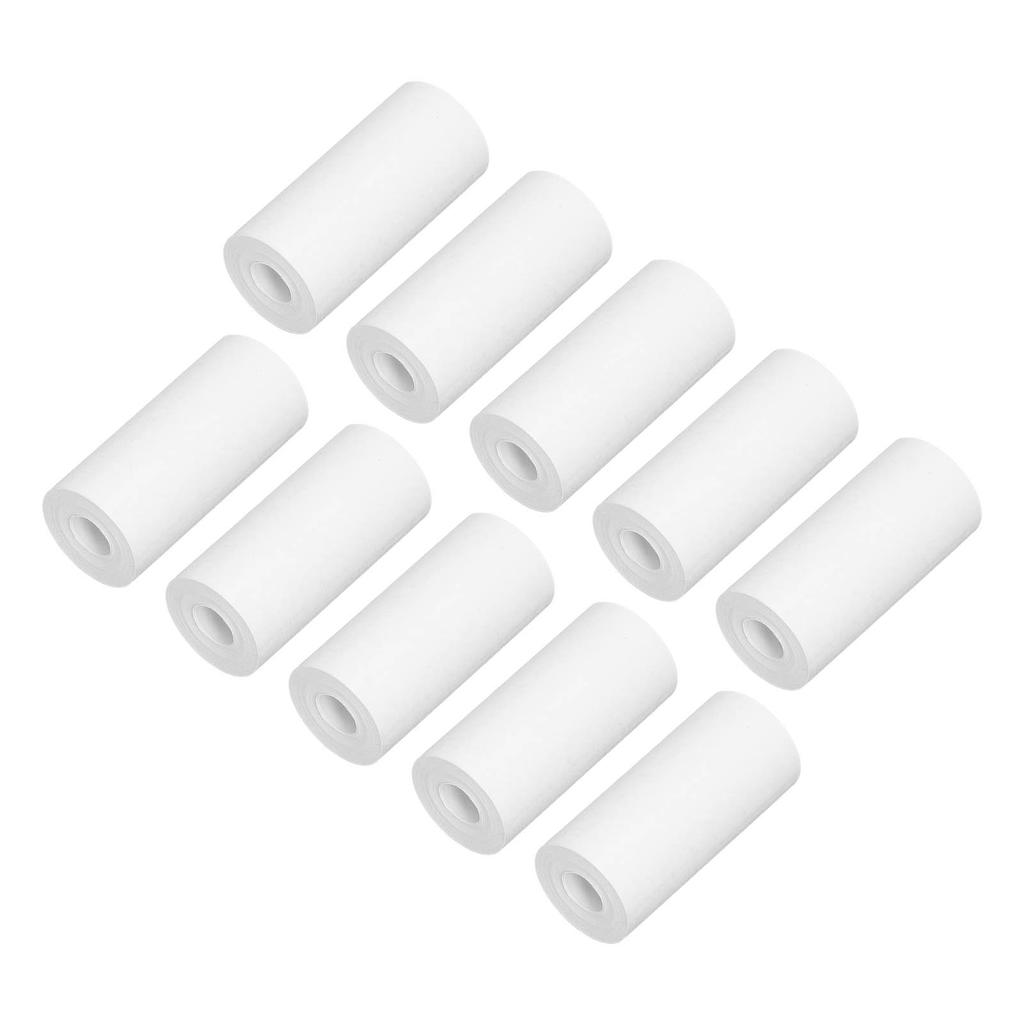 10 Rolls Thermal Print Paper Portable Coreless HD Thermal Refill Print Paper Set