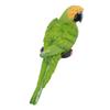 Parrot Status Tree Hanging Wall Mount Lifelike Resin Parrot Decor for Garden Courtyard