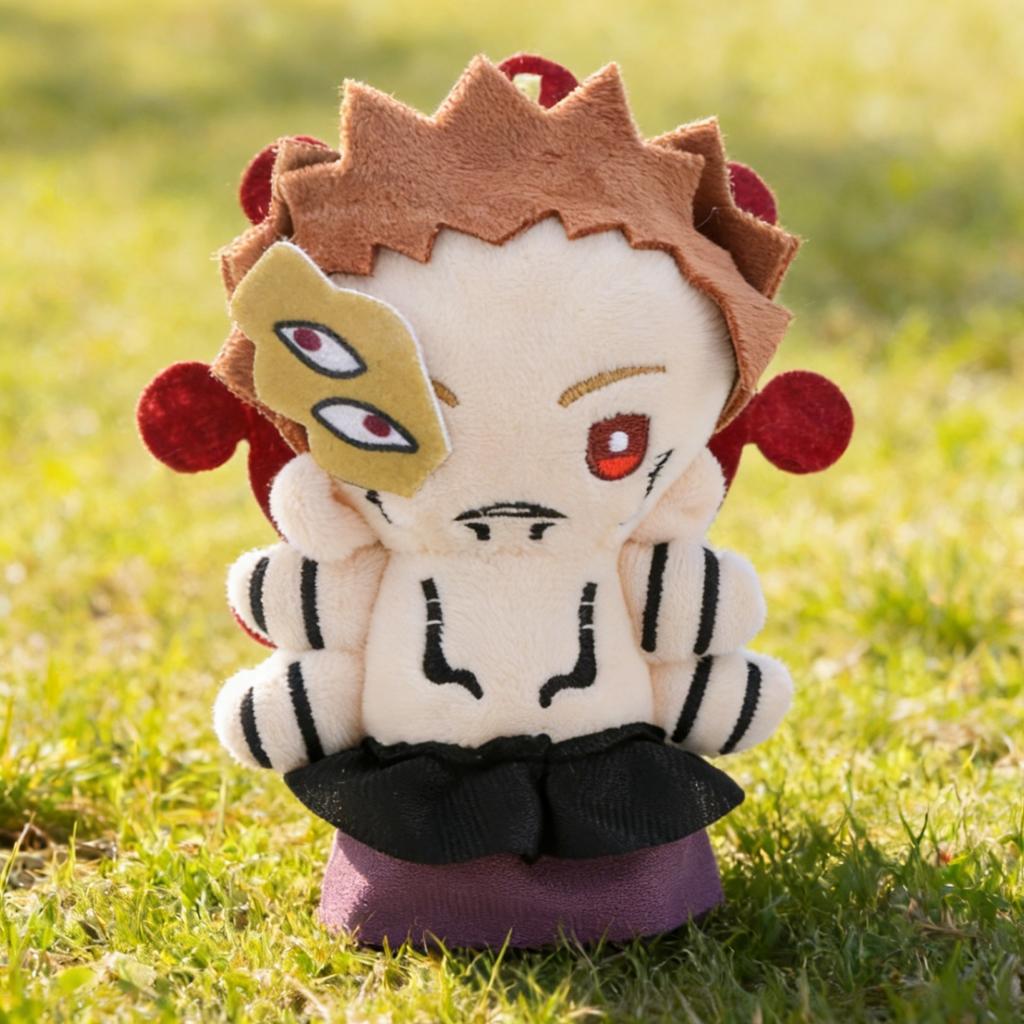 Jujutsu Kaisen Plush Ryomen Sukuna Soft Anime Stuffed Toy Cursed King Sukuna Plushie Toy for Fans Collectible Gift Rome Decor