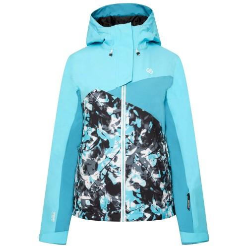 Womens/Ladies Determined Printed Insulated Waterproof Ski Jacket