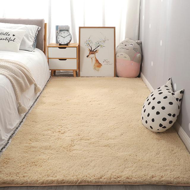 Современный ковер для гостиной, детская комната с пушистыми мягкими коврами, декор для подростковой комнаты, вход в дом, ванная комната, спальня, противоскользящие коврики