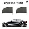 2/4pcs Car Window Screen Door Covers Side Window Shade UV Sunshine Cover Shade Mesh Car Mosquito Net For Car SUV Sunshade Visor