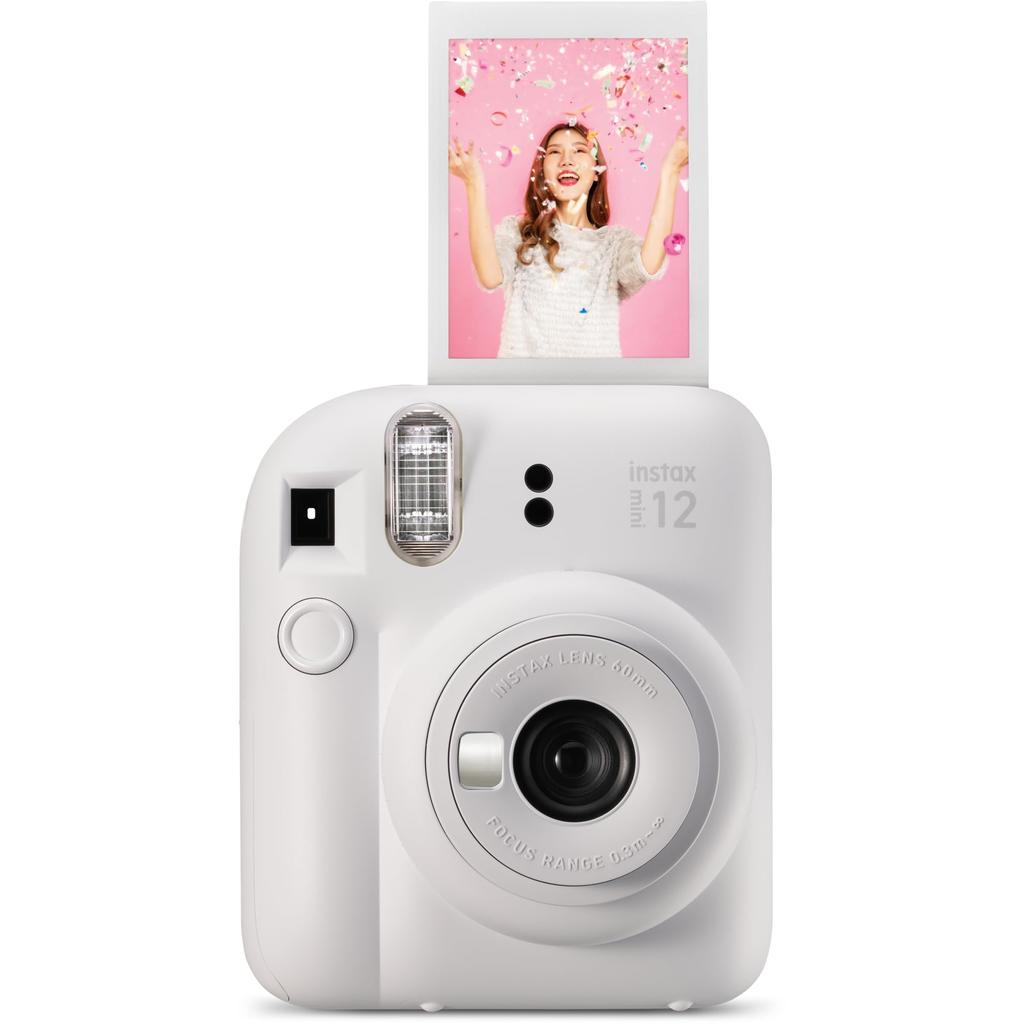 Fujifilm Instax Mini 12 Instant Camera Clay White -