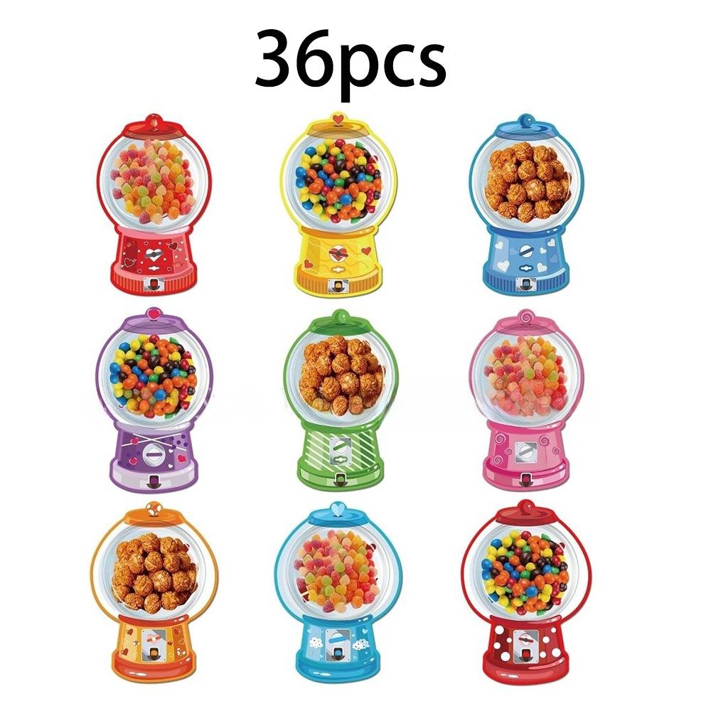 18/36 шт. Прозрачные карточки-диспенсеры для конфет, DIY-пакеты для конфет, пластиковые купола, держатель для угощений, поделки, обмен, подарок