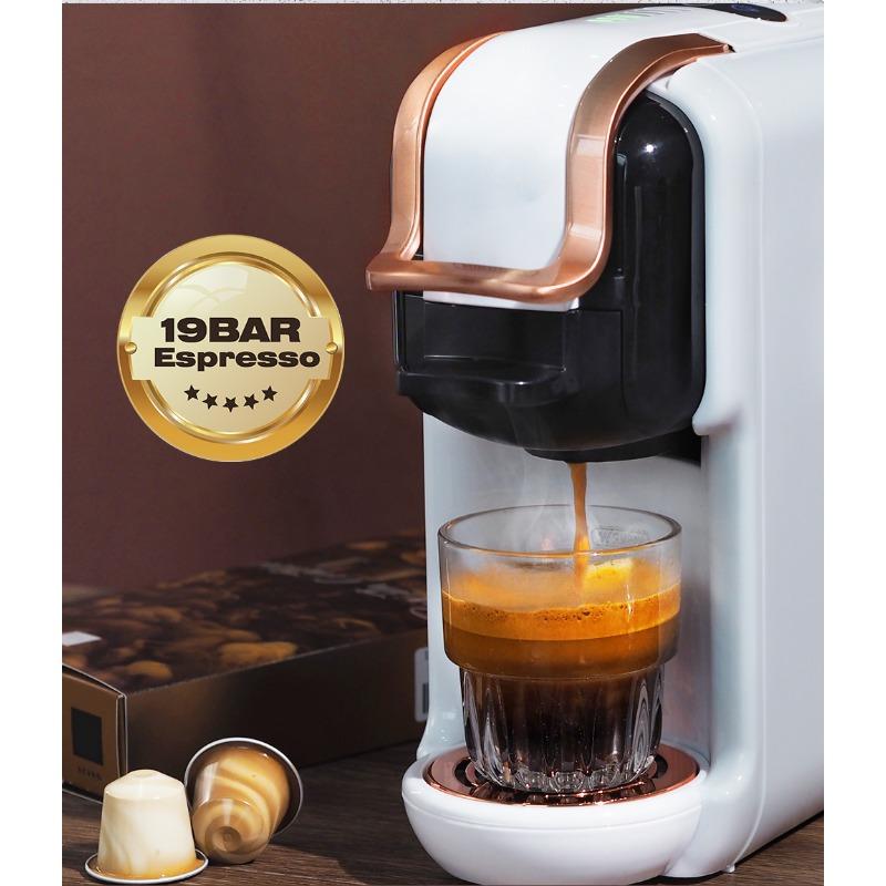 Капсульная кофемашина, автоматическая домашняя маленькая итальянская портативная интегрированная полностью совместимая машина, несколько кофемашин 5 в 1