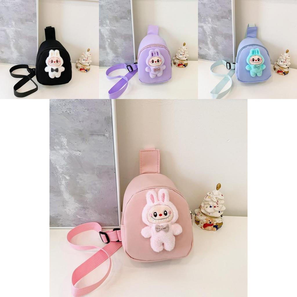 Cute Bunny Crossbody Bag For Kids With Nylon Material And Breathable Design Special Characters Included