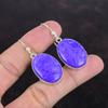 Charoite Earring Gemstone Handmade Earrings 925 Sterling Silver Earrings Designer Jewelry Brand New Earring Charoite Jewelry Gifts For Wife