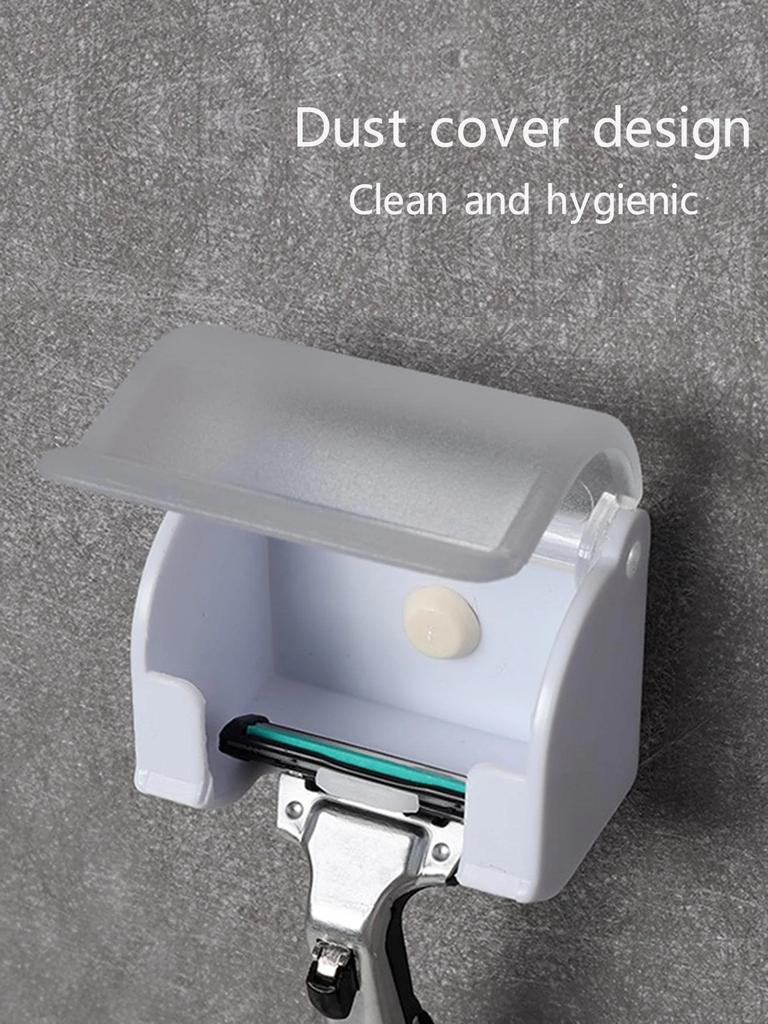 1 шт. - Мужская бритва, кисть, держатель лезвий, хранение, присоска для стены в ванной, крючок на присоске, подставка, вешалка, полка, пыль