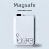 Чехол для телефона с держателем для карт MagSafe, кожаный, с шариком в виде медведя