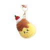 Cute Cute Hamburger Small Pendant Plush Toys Doll Sushi Fries Bread Cake Bag Hanging Decoration Keychain