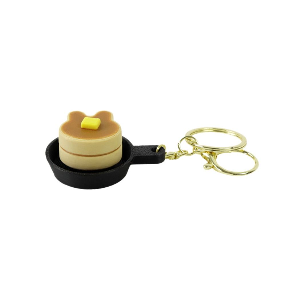 Rabbit cake Waffle Cake Keychain Mini Cartoon Keyboard Fidget Toy Backpack Pendant