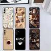 Black Coffee Fashion Style Soft Phone Case for Samsung A17 A37 A57 A16 A26 A36 A56 A15 A25 A35 A55 A14 A24 A34 A54 A13 A23 A33 A