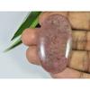 29X50X05MM Natural Red Rhodonite Quartz Oval Cabochon Loose Gemstone SK-3763