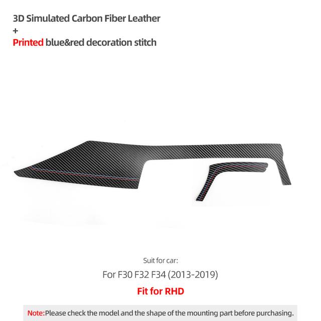 Наклейка на панель приборной панели автомобиля на центральной консоли для BMW F30 F32 F33 320i 335i 330i 3 серии 2015-автомобильные аксессуары для литья