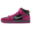 Run The Jewels x Dunk High SB 4/20 Унисекс Кроссовки Розовый Активно-розовый Черный DX4356-600