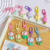 Korean Sunflower Keychain Young Girl's Heart Sweet Resin Tulip Keychain  Earphone Case