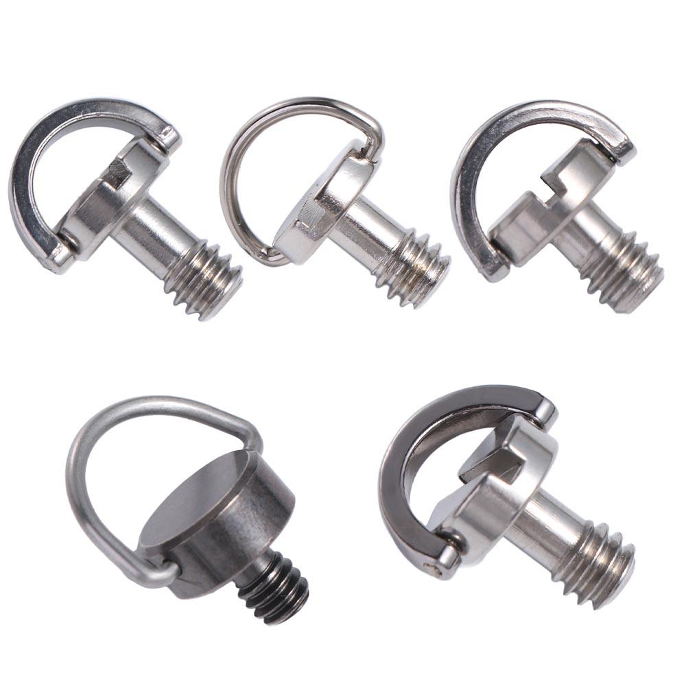 Адаптерный винт Адаптер для DSLR Быстросъемный винт для штатива 1/4-дюймовый винт для камеры Винт с D-образным кольцом