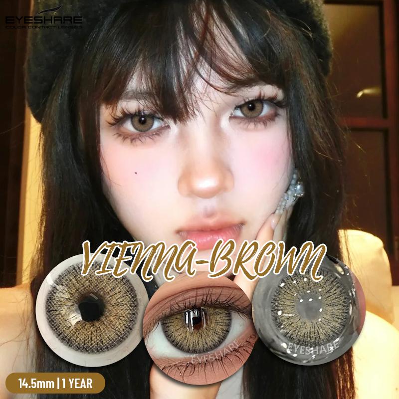 1 пара контактных линз натуральных цветов Синие Цветные Коричневые Контактные Глаза Шоколадные Линзы Зеленые Линзы Корейские Серые Зрачки
