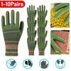 1-10 пар Профессиональные рабочие защитные перчатки для мужчин/женщин Садовые перчатки для обрезки Дышащие Водонепроницаемые Рабочие перчатки