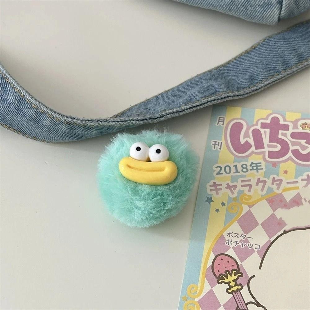 Plushies Sausage Mouth Keyring Cartoon Big Mouth Plush Pendant Funny Clown Keychain  Earphone Case