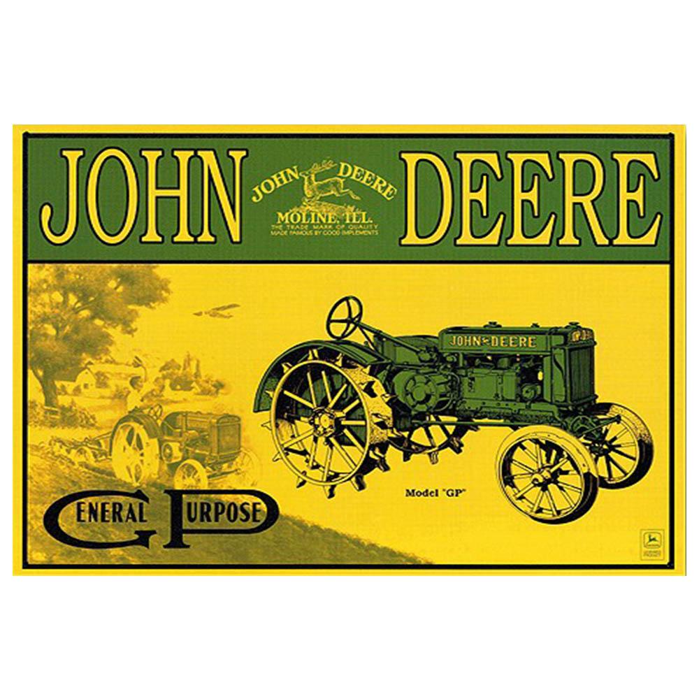 Винтажная машина, трактор, ферма, металлическая жестяная вывеска, табличка, декор для паба, бара, потертый шик, ретро, ​​зеленый трактор, Настенный декор, плакат 30x20 см
