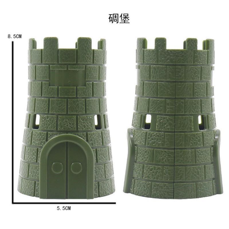 World War Ii Building Block Doll Military Toy Accessories Parachute Weapon Piece Equipment