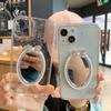 Подходит для Apple 16Promax Чехол для мобильного телефона Iphone17 Прозрачный 14 Блестящий 15 Силиконовый Мягкий Корпус Зеркало для Макияжа 13