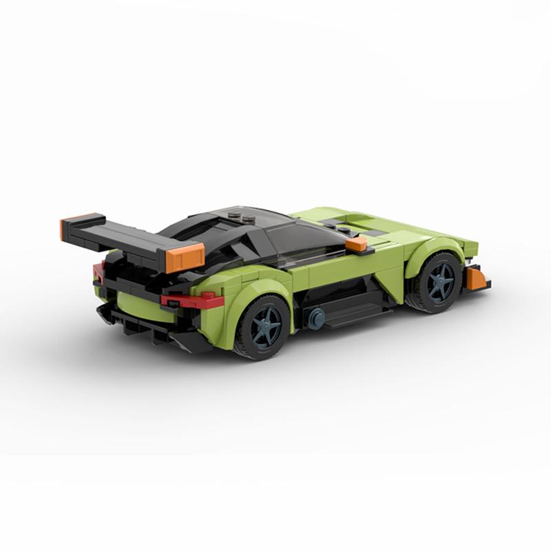 Совместимый с конструктором 83588 Aston Martin Vulcan, Креативный Суперкар GT3 Классический Speed8 Сетка