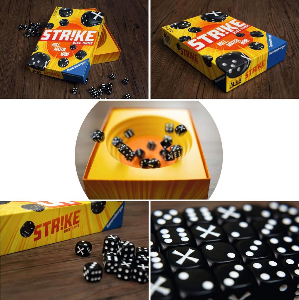 Ravensburger Strike ASIA 27230 3 Board Ages Table Party Game of Gift Game, 8+ [Dice Game, Game, Game, Chance, (Birthday/Christmas)]