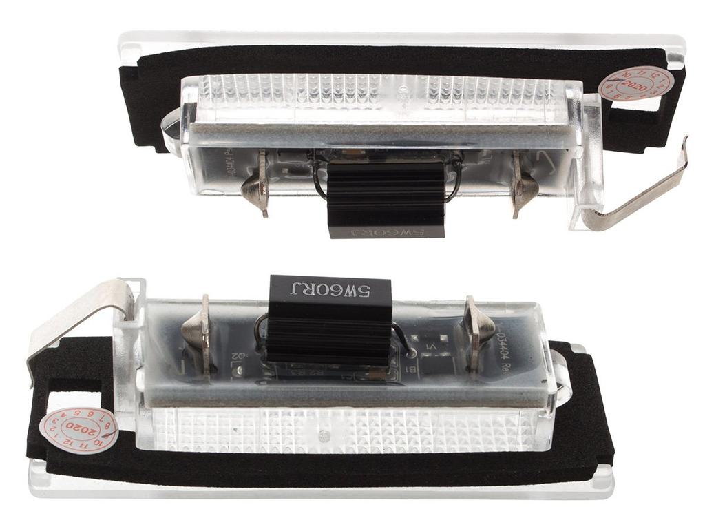 Fiat Ducato Citroen Jumper Peugeot Boxer 2006- LED license plate lights 2 pcs. set