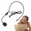 Portable Loudspeaker, Compact 3.5mm Wired Headset Microphone, High-Fidelity Sound Quality, Lightweight ABS Construction, Instant Insertion and Use, Du