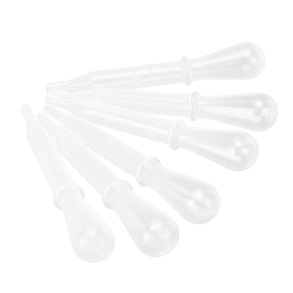 100pcs 1.5m Disposable Transfer Pipettes Calibrated Volumetric Pipettes Airbrush Paint