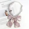 JK Bow Tie for Women, Japanese Uniform Shirt, College Style Student Plaid Tie, Men's Free Ribbon Accessories